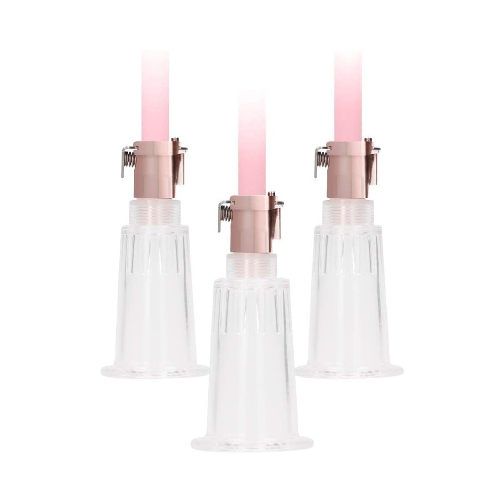 Pumped - Clitoral & Nipple Pump Set Medium - Rose