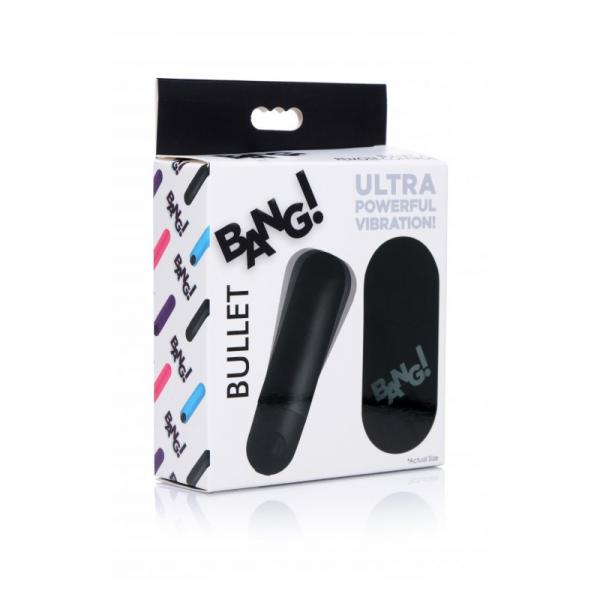 Vibrating Bullet with Remote Control - Black