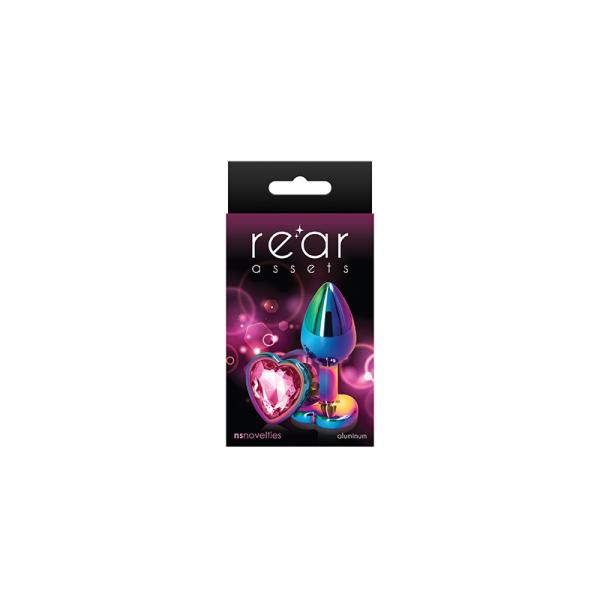 Rear Assets Multicolor Heart Small - Pink
