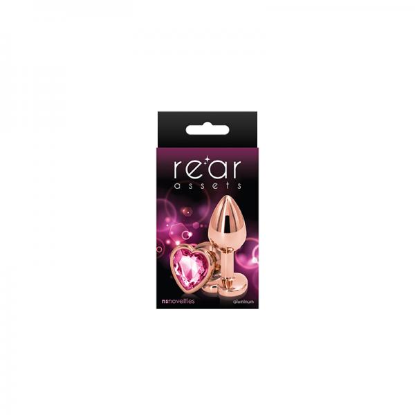 Rear Assets Rose Gold Heart Small - Pink