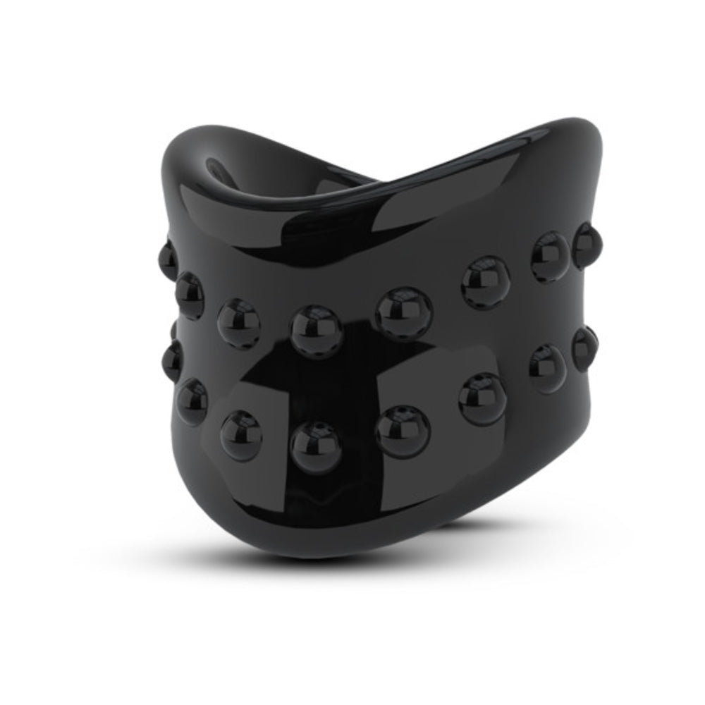 Stay Hard Beef Ball Stretcher Snug X Long 1" Black