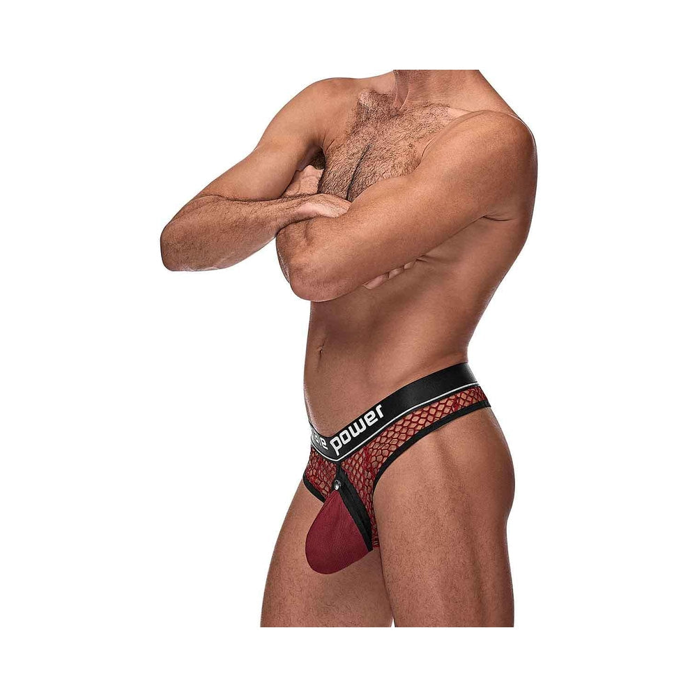 MP Cock Pit Net Cock Ring Thong Bur SM