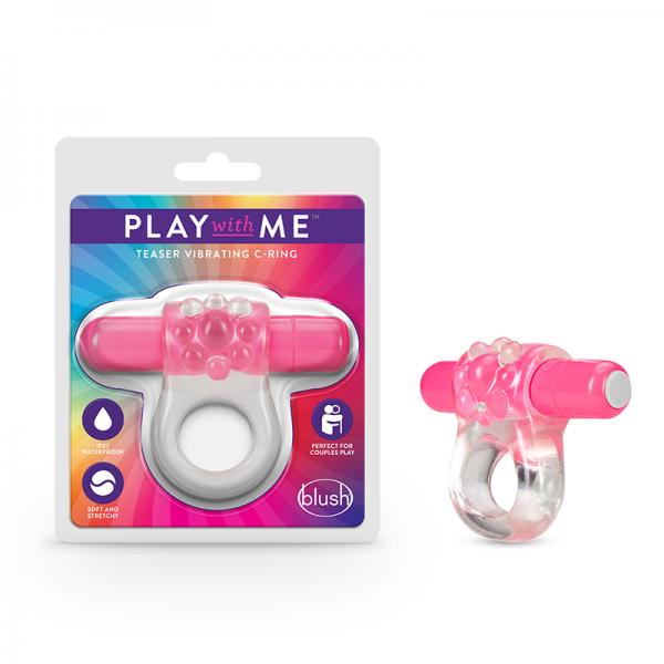 Play With Me Teaser Vibrating C-ring Pink