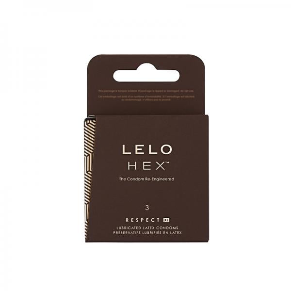 Lelo Hex Respect Xl Condoms 3-pack