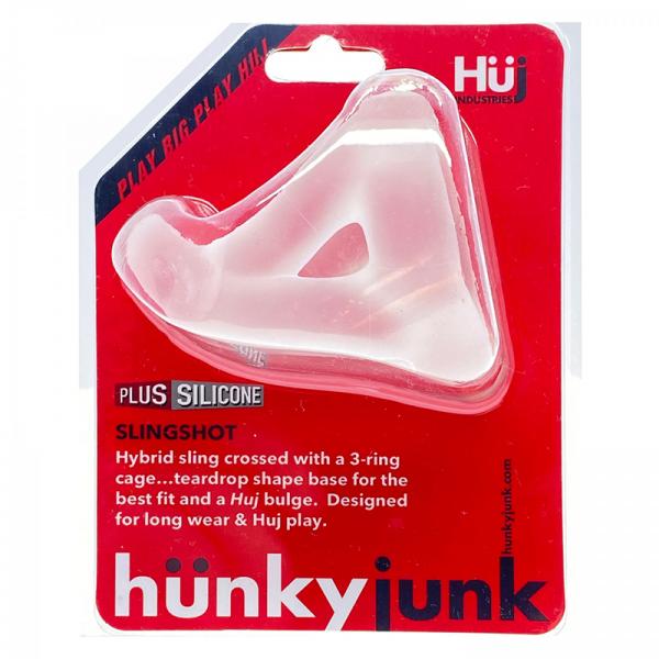 Hunky Junk Slingshot 3 Ring Teardrop - Ice