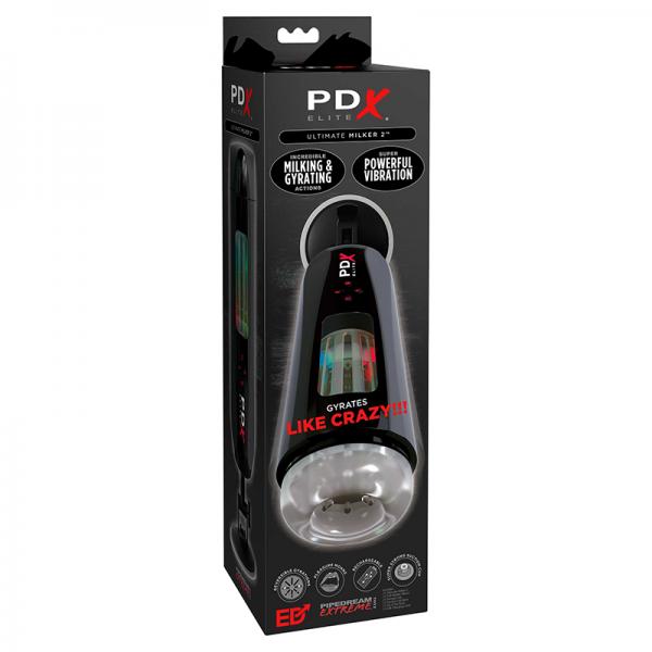 PDX Elite Ultimate Milker 2 - Black/clear