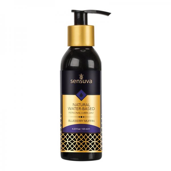 Sensuva Natural Water Based Personal Moisturizer - 4.23 Oz Blueberry Muffin