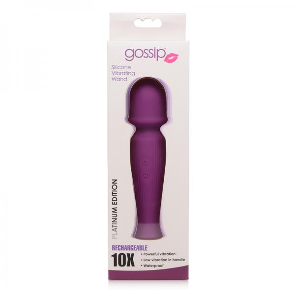 10X Silicone Wand Massager - Violet