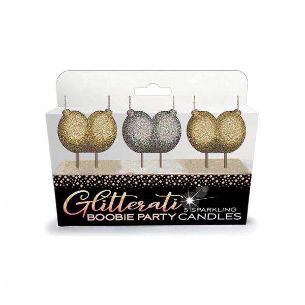 Glitterati Boobie Candles 4pc Set