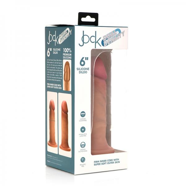 Ultra Realistic Dual Density Silicone Dildo - 6 Inch