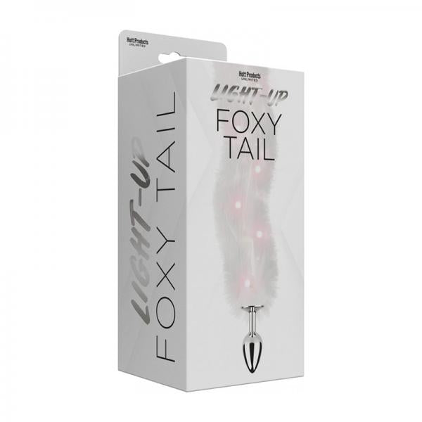 Foxy Tail Butt Plug White