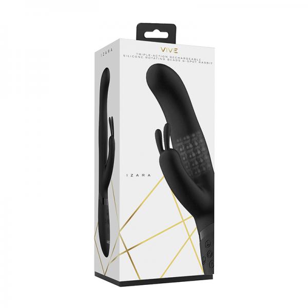 Vive Izara Rotating Beads Rabbit Black