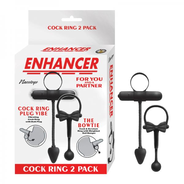 Enhancer Cockring 2pk Black