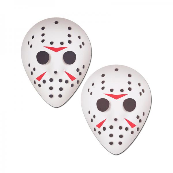 Pastease Scary Halloween Hockey Mask White O/S