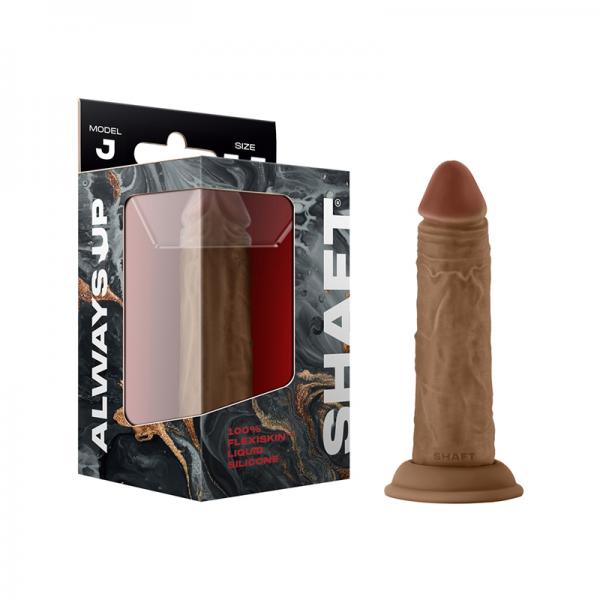 Shaft Model J Flexskin Liquid Silicone 5.5" Dong - Oak