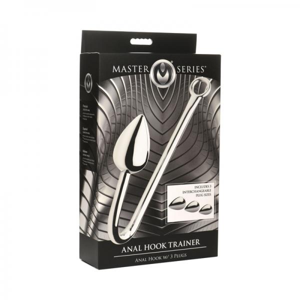 Anal Hook Trainer with 3 Plugs