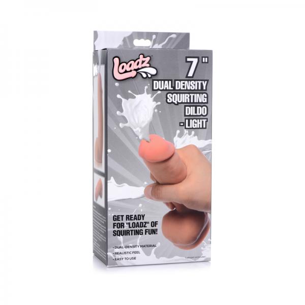 Dual Density Squirting Dildo - 7 Inch