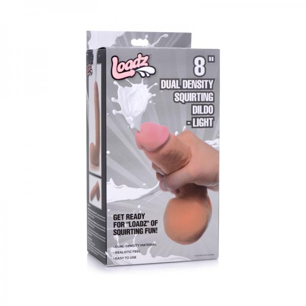 Dual Density Squirting Dildo- 8.5 Inch