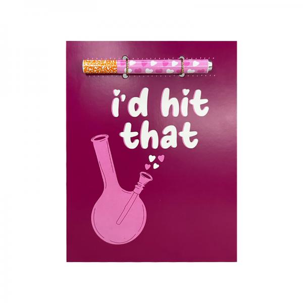 I'd Hit That Greeting Card W/matchbook