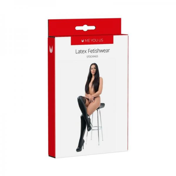 Myu Latex Stockings Lg Black