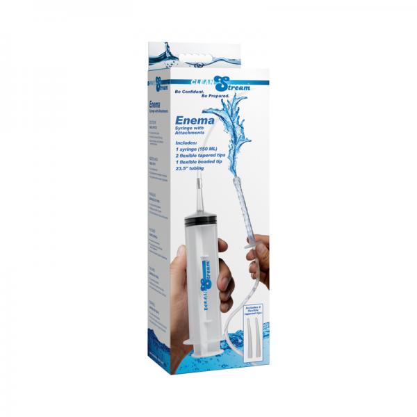 Enema 150 mL Syringe with Attachments