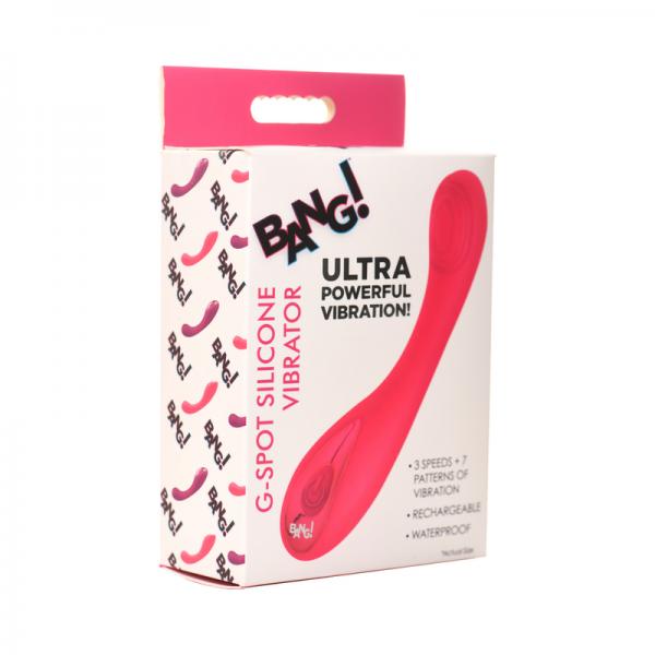 G-Spot Silicone Vibrator - Pink