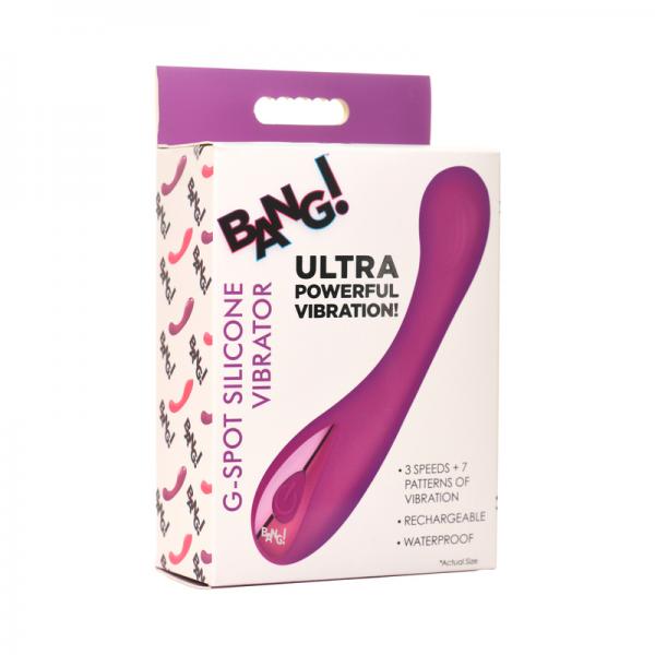 G-Spot Silicone Vibrator - Purple