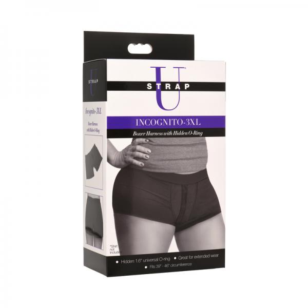Incognito Boxer Harness with Hidden O-Ring - 3XL