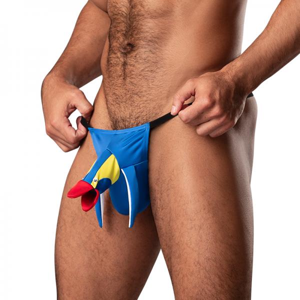 Blue Swallow Posing Strap Novelty O/s