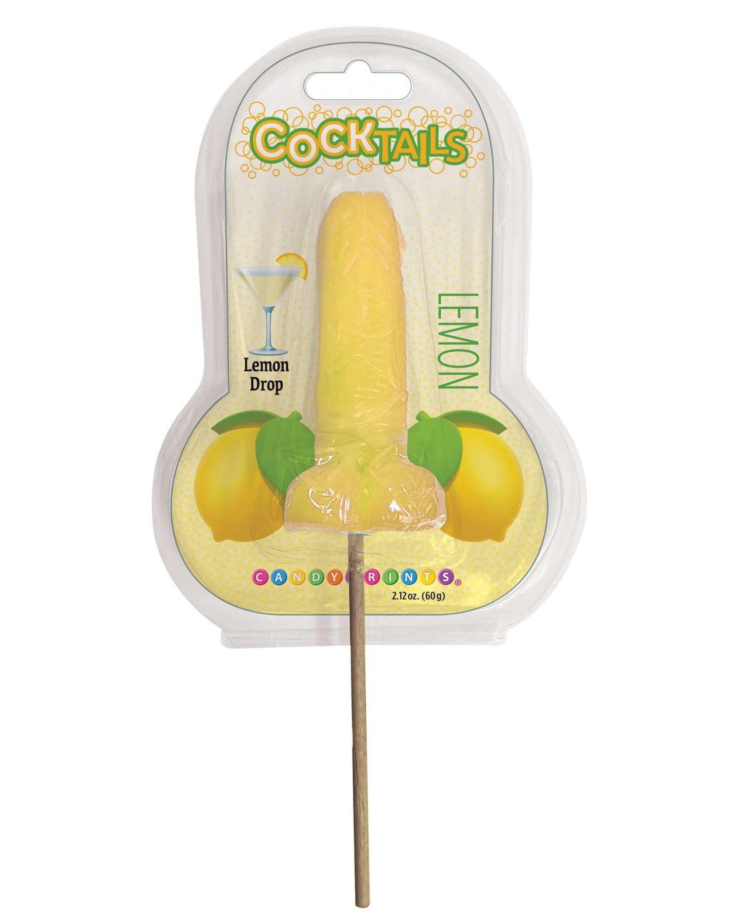 Cocktails 3D Lollipops Lemon