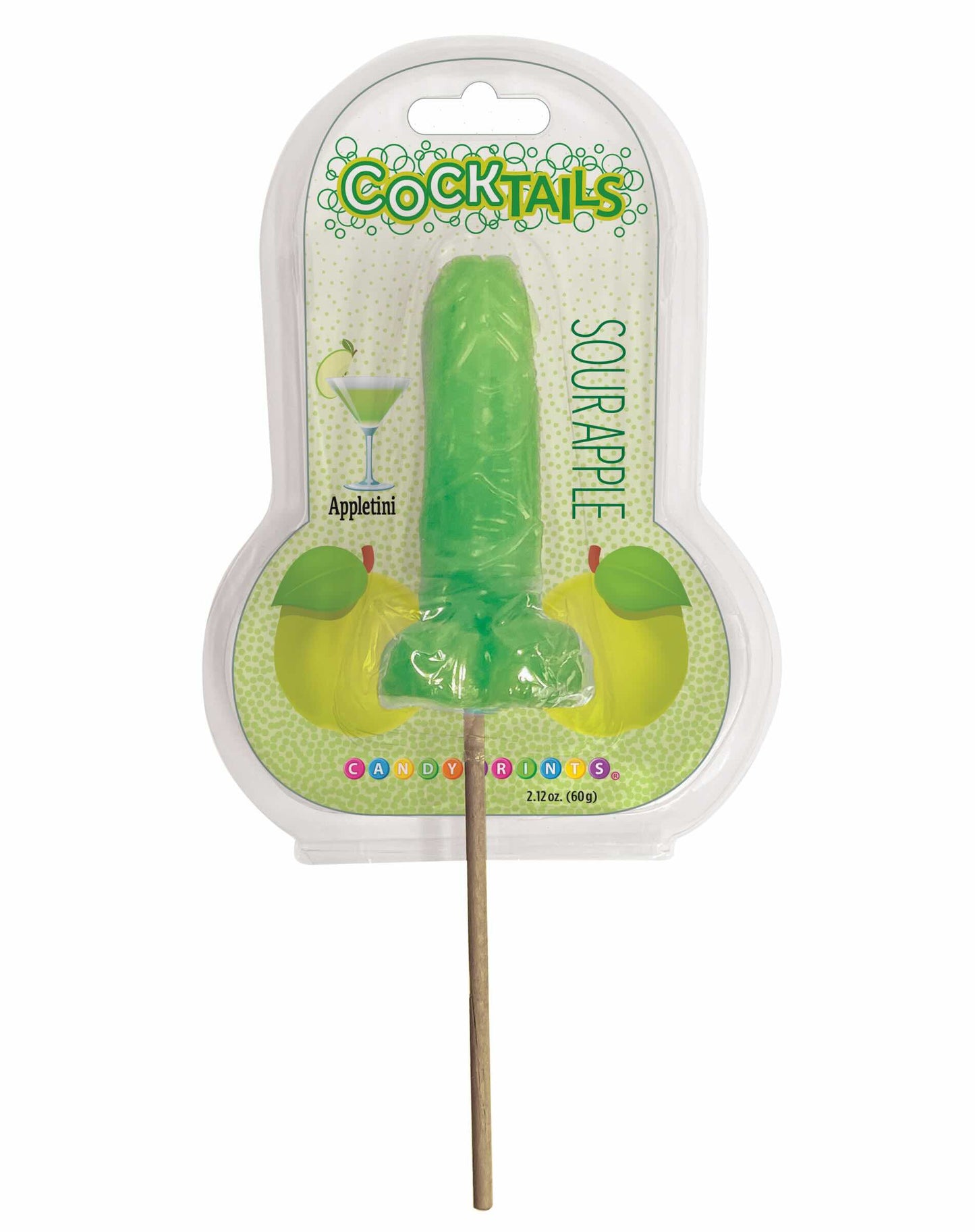 Cocktails 3D Lollipops Sour Apple