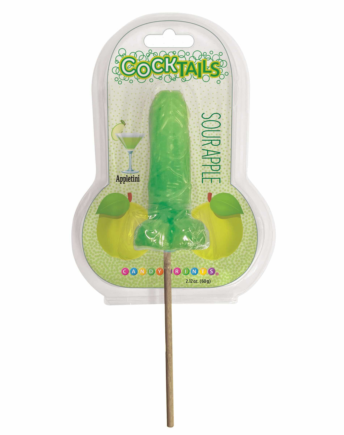 Cocktails 3D Lollipops Sour Apple