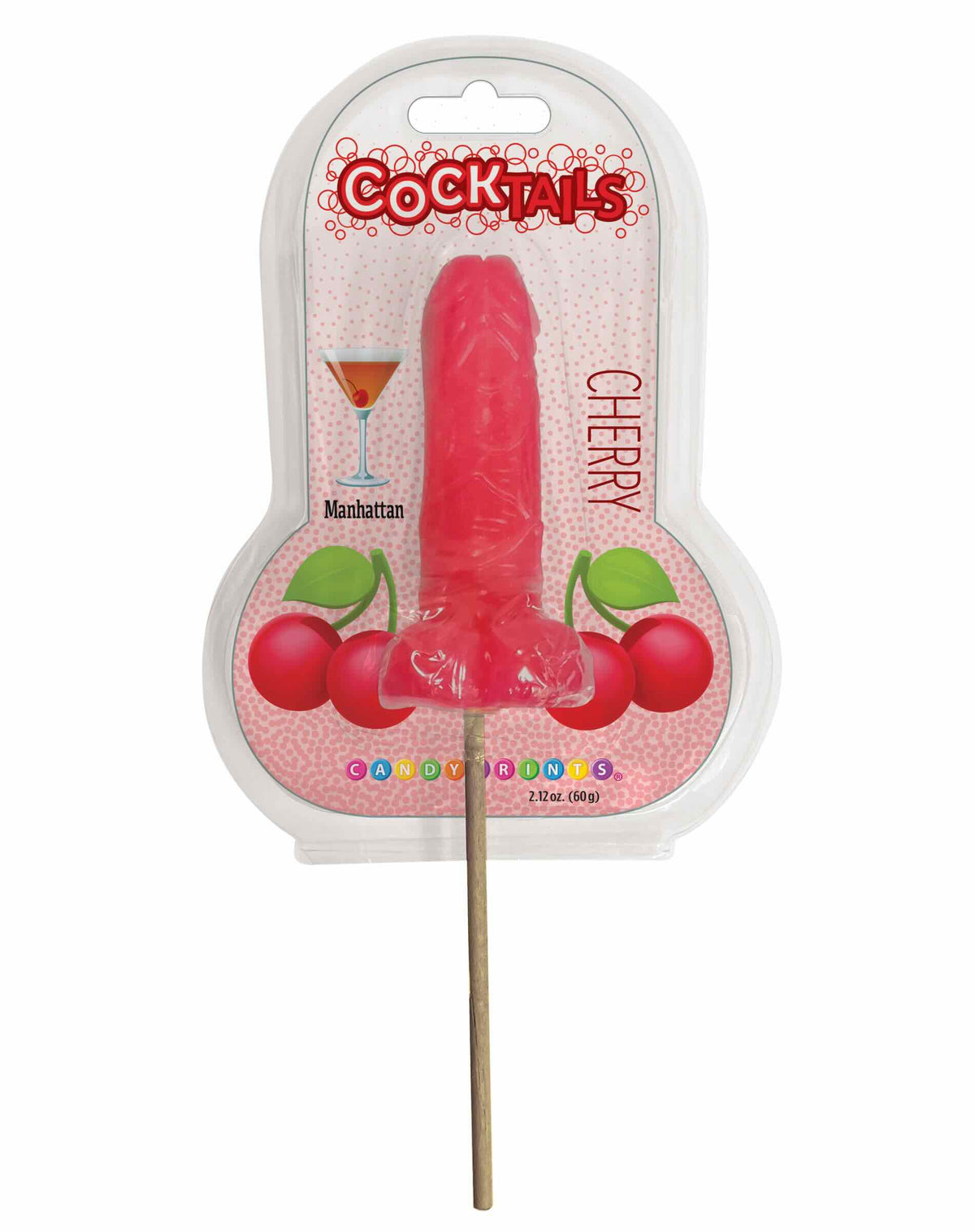 Cocktails 3D Lollipops Cherry
