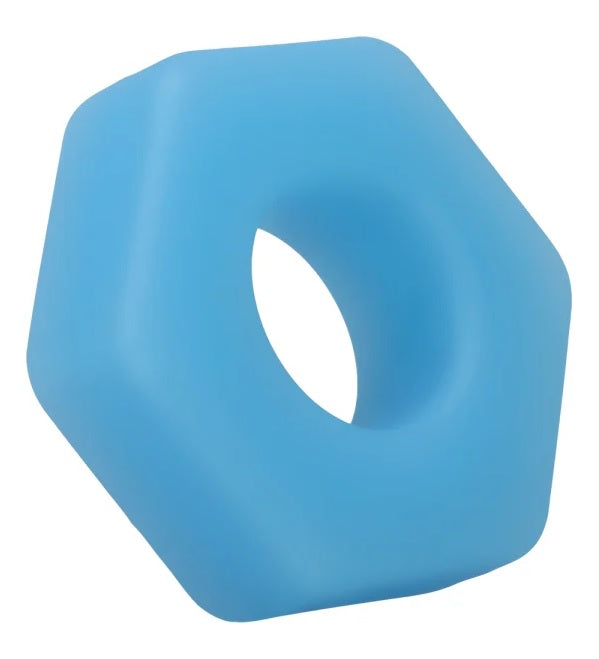 Rock Solid Sila-flex Glow-in-the-dark The Cog C-ring Blue