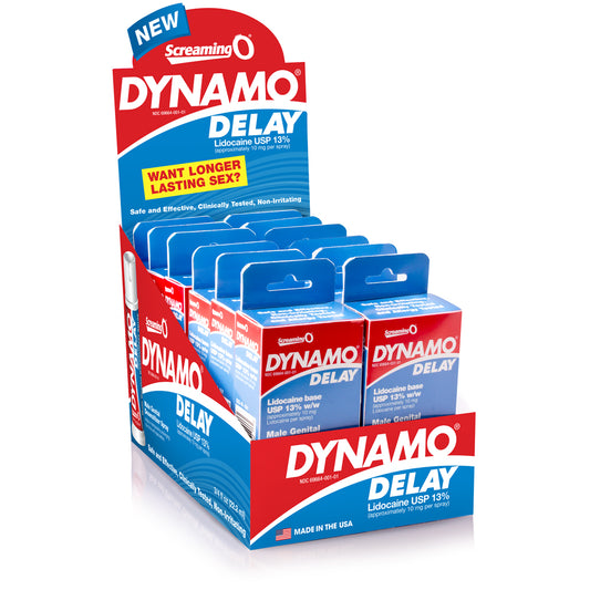 Dynamo Delay Spray 12 PK Pop Box