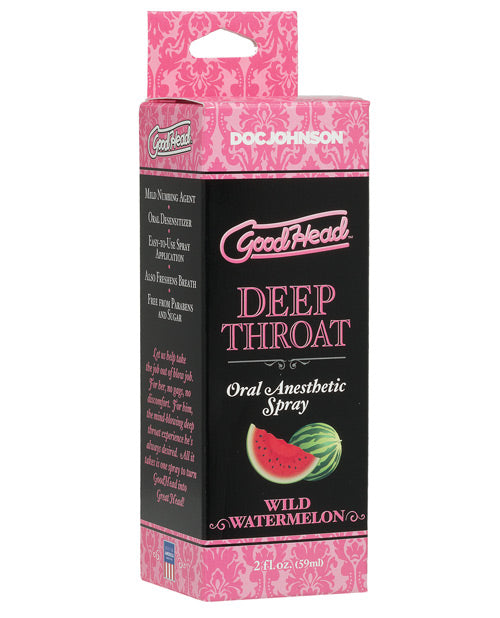Goodhead Deep Throat Spray Wild Watermelon 2oz