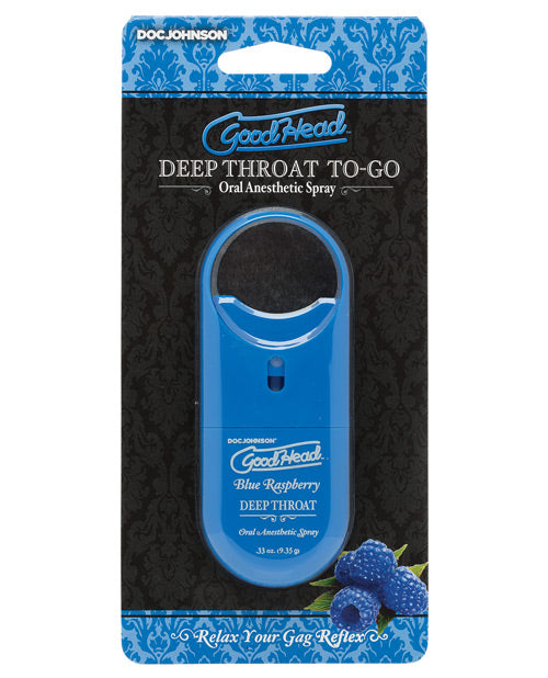 Goodhead Deep Throat Spray To Go Blue Raspberry .33oz
