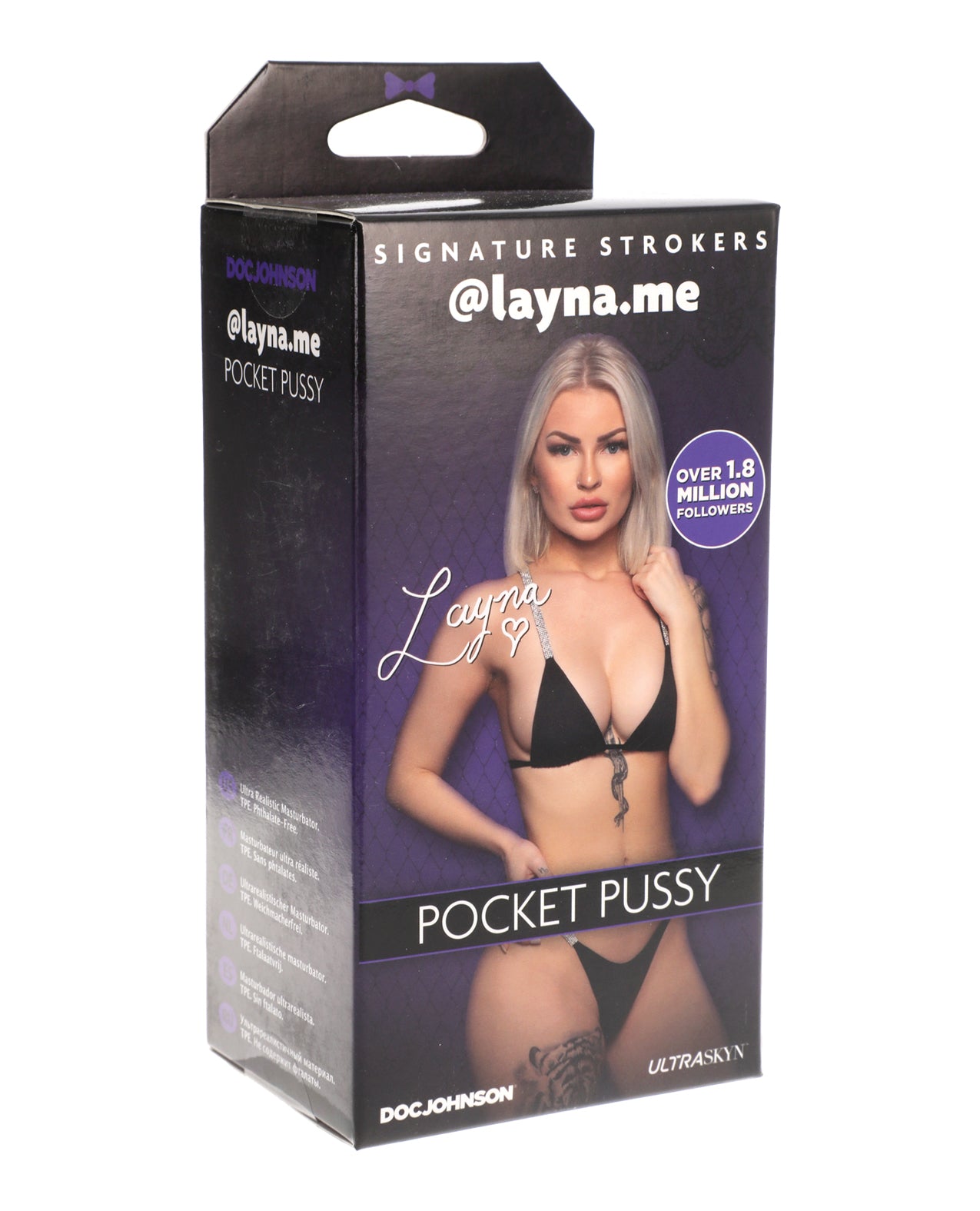 Signature Strokers - Girls Of Social Media - @layna.me - Ultraskyn Pocket Pussy Vanilla