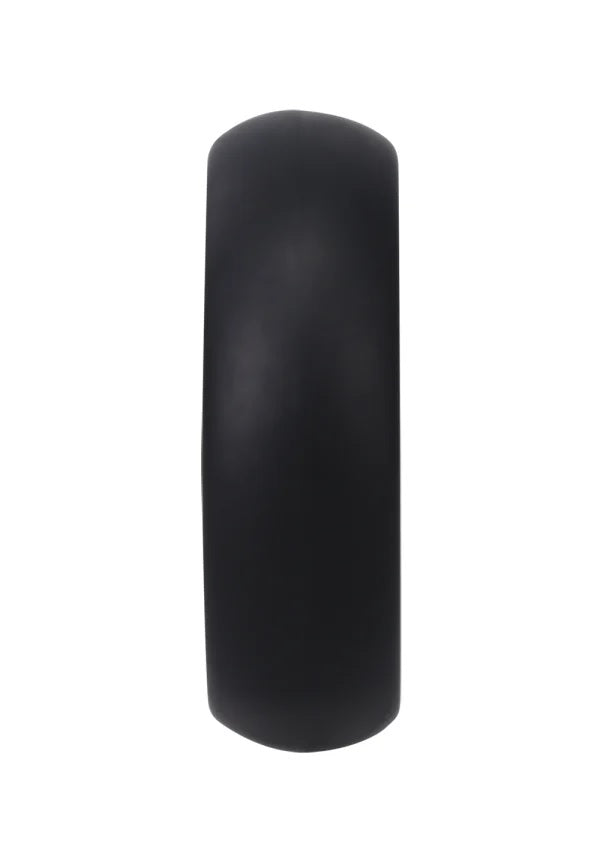 Rock Solid Silicone Black C Ring, Large (2in) In A Clamshell