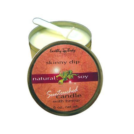Earthly Body 3 In 1 Massage Candle Skinny Dip 6oz