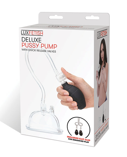 Lux Fetish Deluxe Pussy Pump With Quick-release Valves