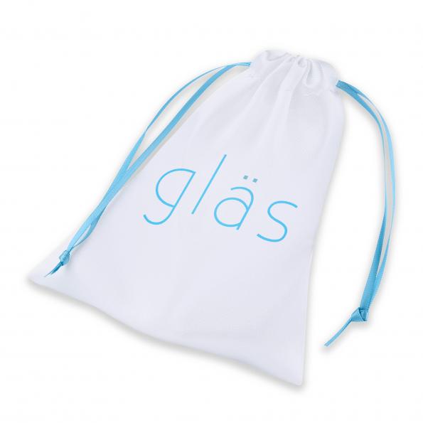 Glas 3.5 inches Glass Butt Plug Clear