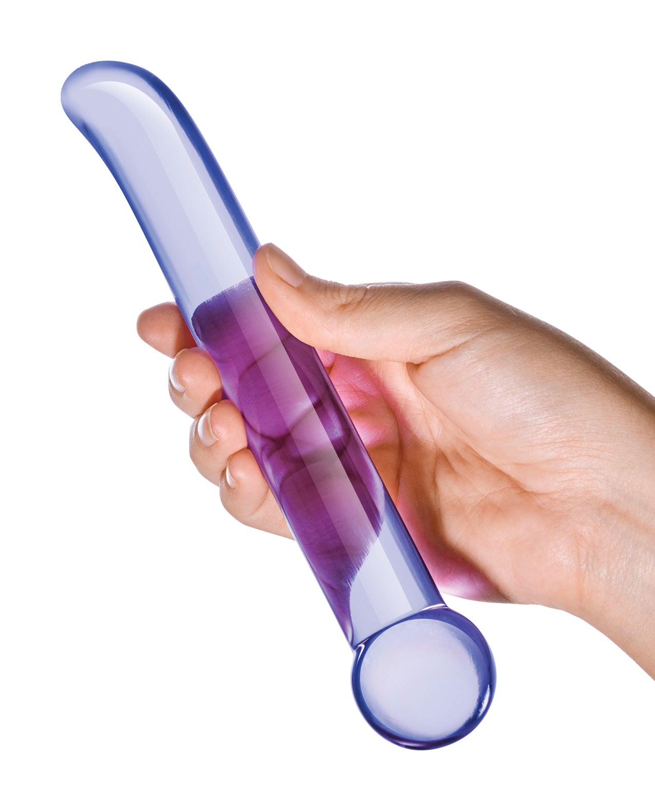 Glas G Spot Tickler Wand - Purple
