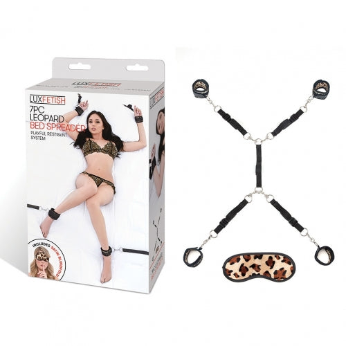 Lux F Bed Spreader 7pc Leopard