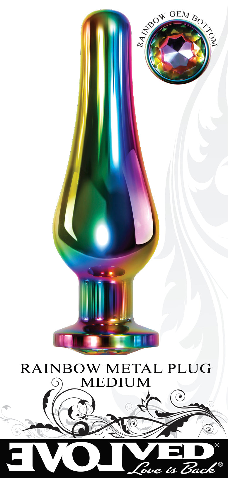 Evolved Rainbow Metal Plug Medium
