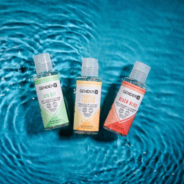 Gender X Flavored Lube Travel 3-pack