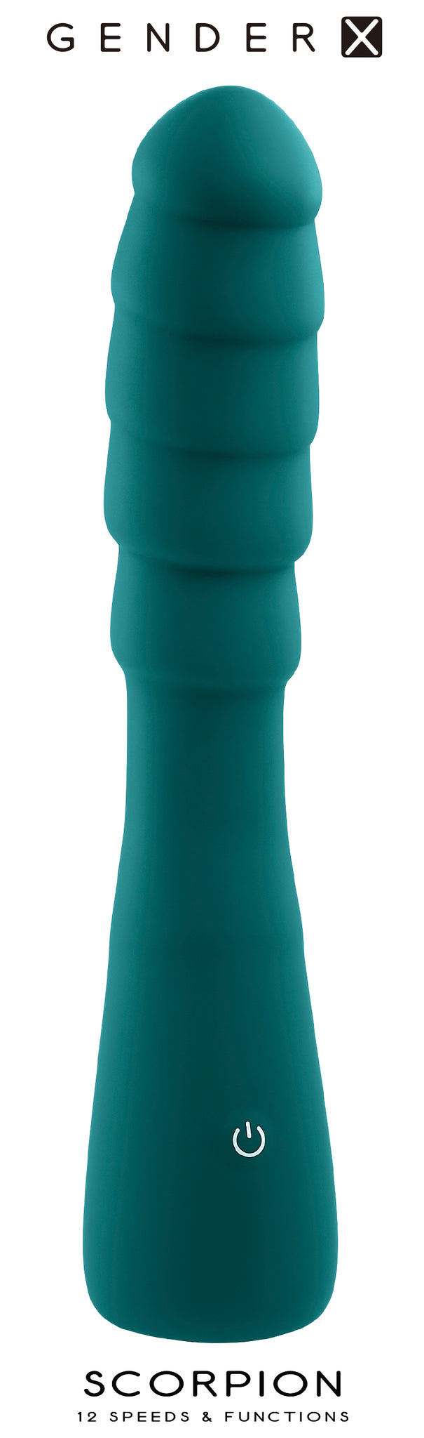 Gender X Scorpion Rechargeable Silicone Vibrator Teal