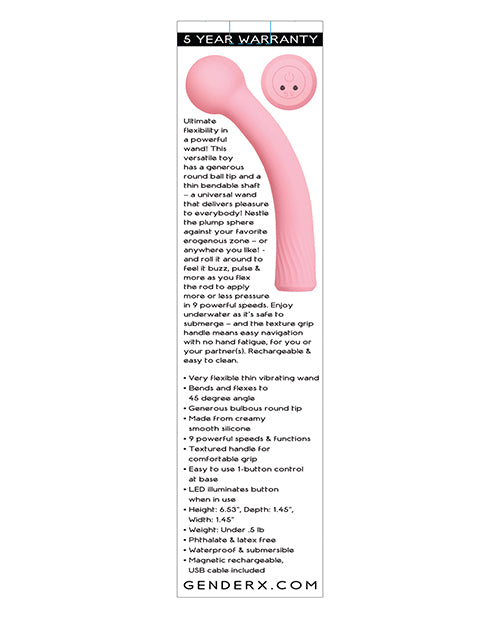 Gender X Flexi Wand Pink