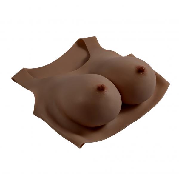Gender X Undergarments Plate E-cup Silicone Dark