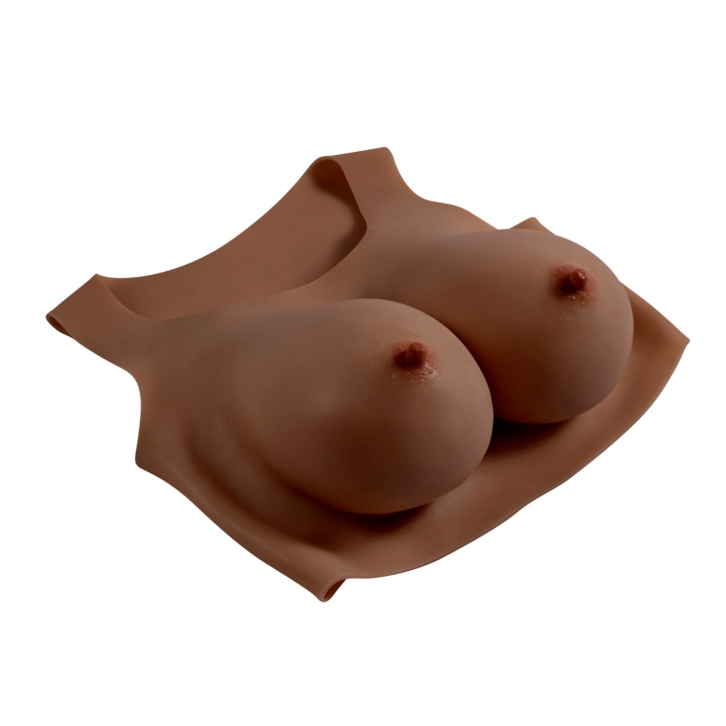 Gender X Undergarments Plate E-cup Silicone Dark